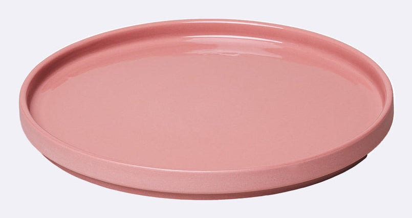 Chic-mic Speiseteller Good Mood Collection (GMC804) – Ø 19 cm, Porzellan, Rosa, spülmaschinenfest