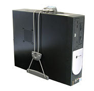 Ergotron CPU Halter Universal – Gerätehalterung (Tablet/Panel) – Klemme/Durchführung – bis 22,7 kg – verstellbar