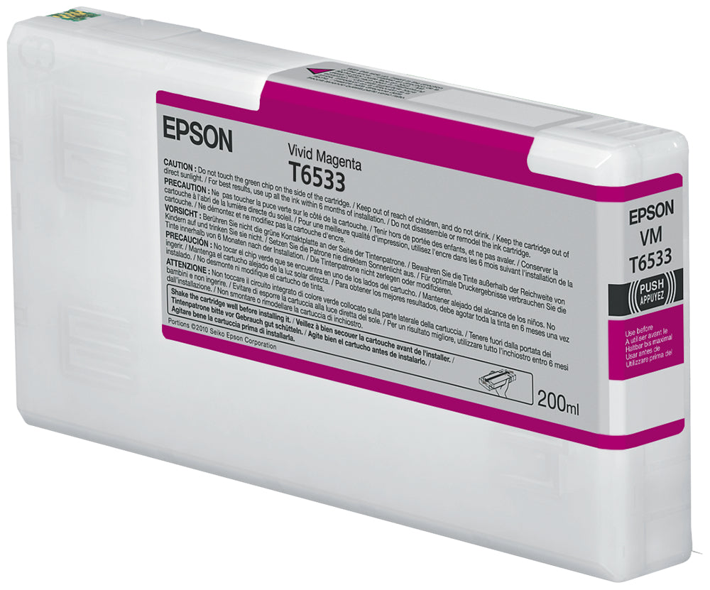 Epson Tintenpatrone T6533, Magenta – für Inkjetdrucker/Multifunktionsgeräte