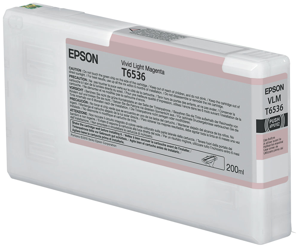 Epson Tintenpatrone T6536, Magenta, 200 ml – für Inkjetdrucker/Multifunktionsgeräte