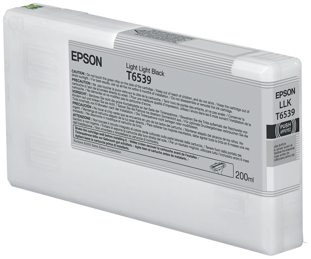 Epson Tintenpatrone T653900, Schwarz, 200 ml – für Stylus Pro 4900