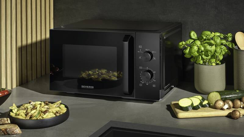Severin Solo-Mikrowelle MW 7796 – 28 l, 900 W – schwarz