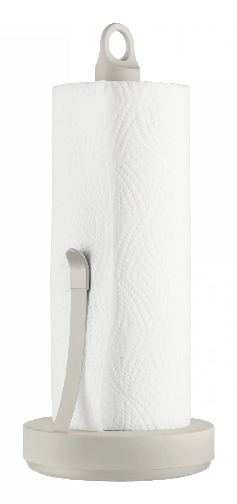 Blomus LOOP – Küchenrollenhalter Edelstahl, Ø 15 × 34 cm, rutschfest, weiss