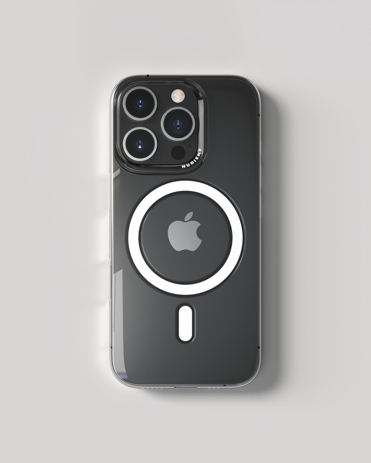 Nudient Thin – Backcover – für Apple iPhone 16 Pro, MagSafe, Kunststoff, Transparent