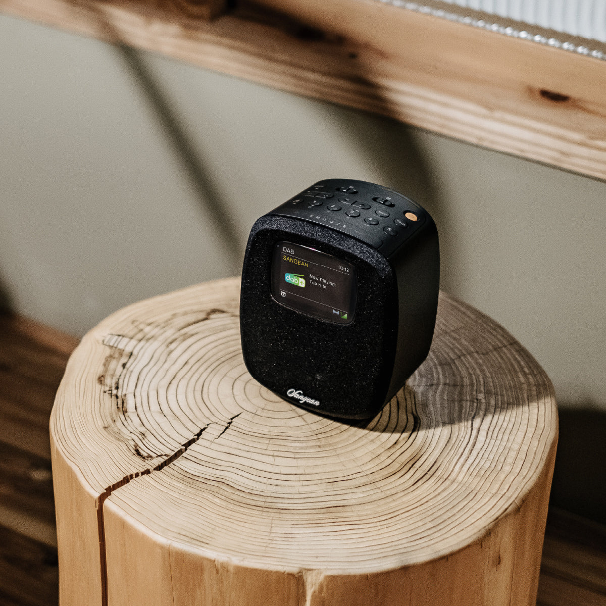Sangean DCR-83 – Radiowecker DAB+/UKW, Bluetooth 5.0, 2 Weckzeiten – Schwarz