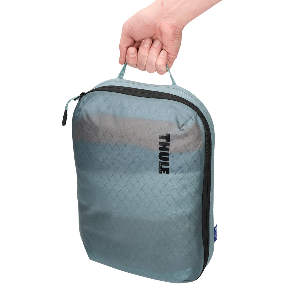 Thule Packungswürfel – mit Tragegriff, ausziehbar, bluesign – 3 l – grau – Nylon – 1 Stk.