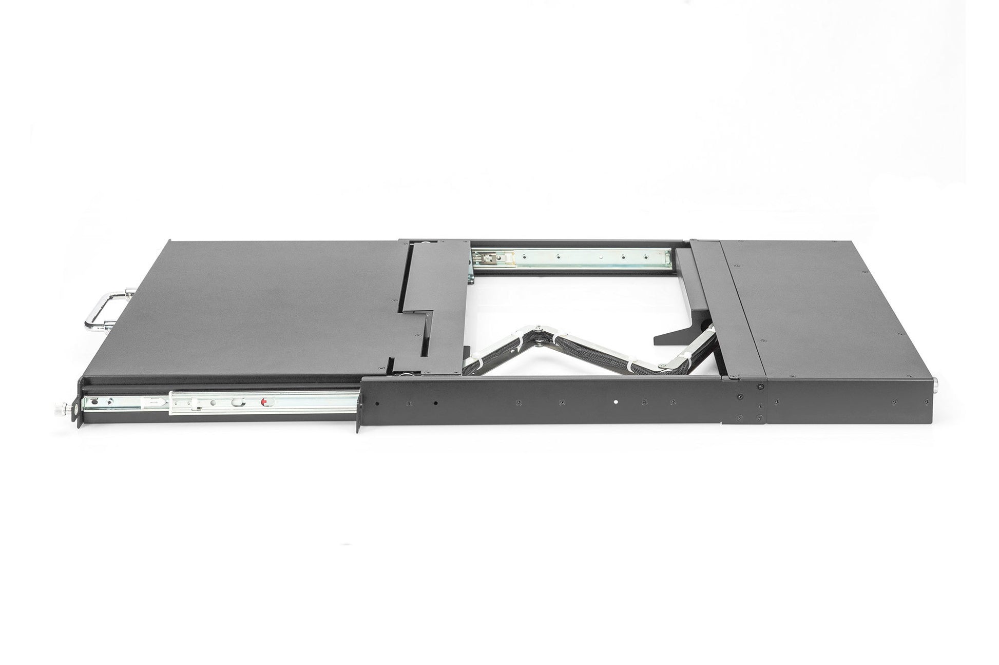 Digitus 17HD – 17" Rack-LCD-Konsole – 1920 × 1080, 16-Port HDMI KVM, Deutsch – 1U