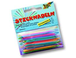 Folia Sticknadeln – Kunststoff, 0,1 m, mehrfarbig – für Sticken