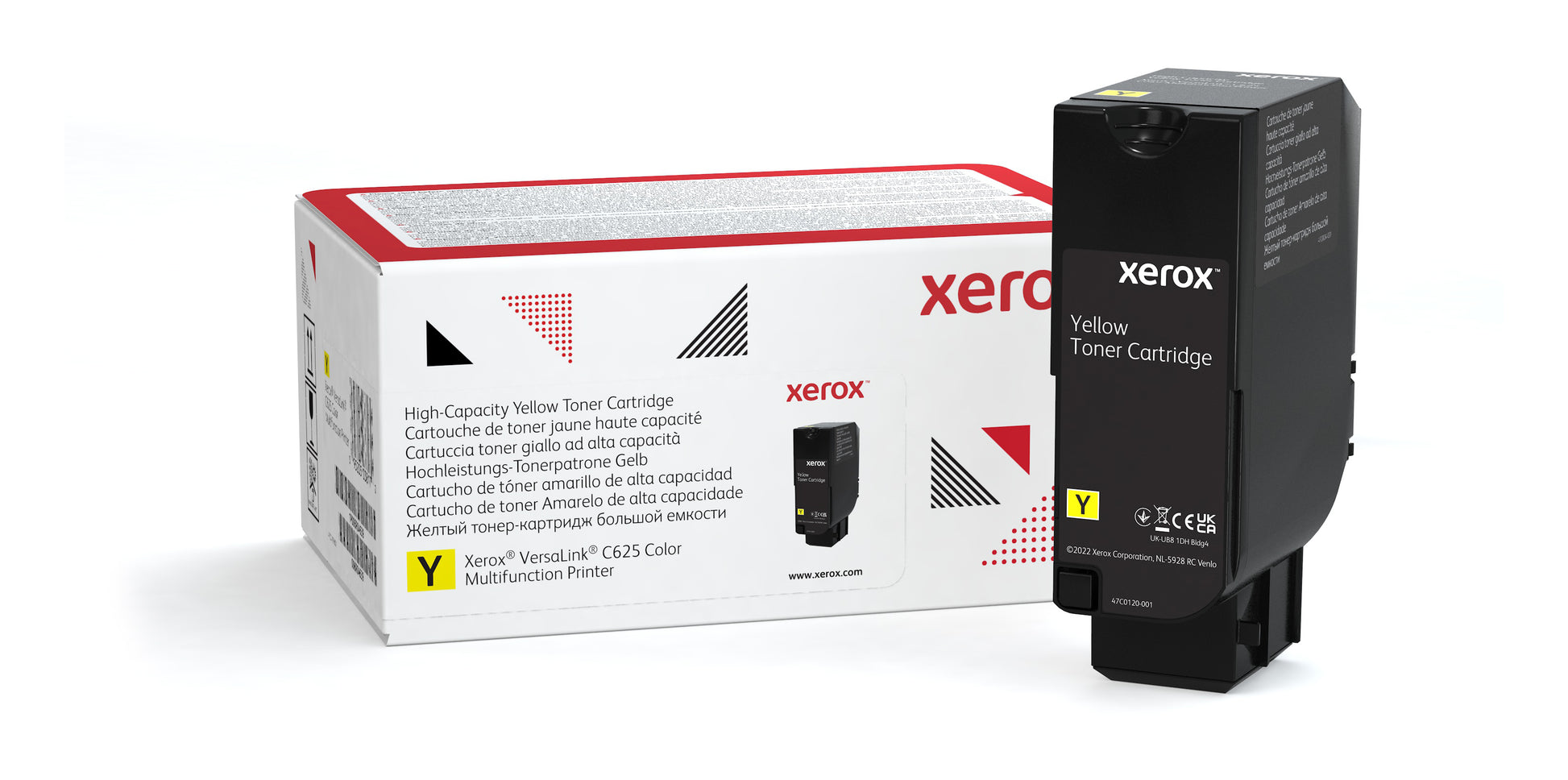 Xerox VersaLink C625 Hochkapazitäts-Tonerkartusche, Gelb, 16'000 Seiten
