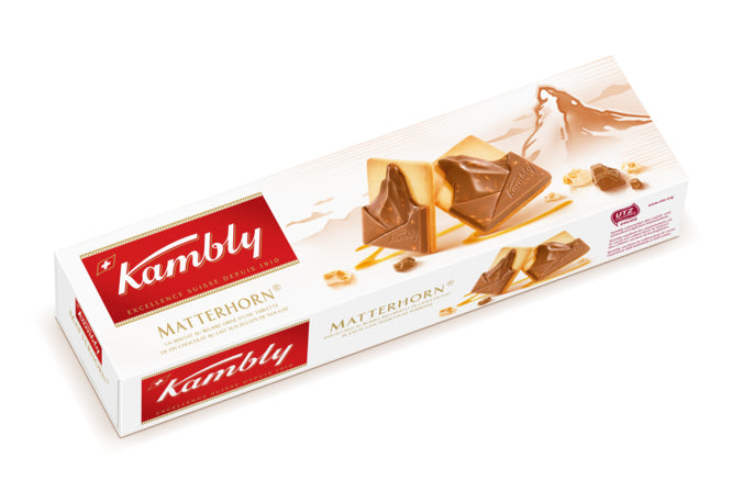 Kambly Matterhorn Guetzli – Schokolade & Nougat – 100 g