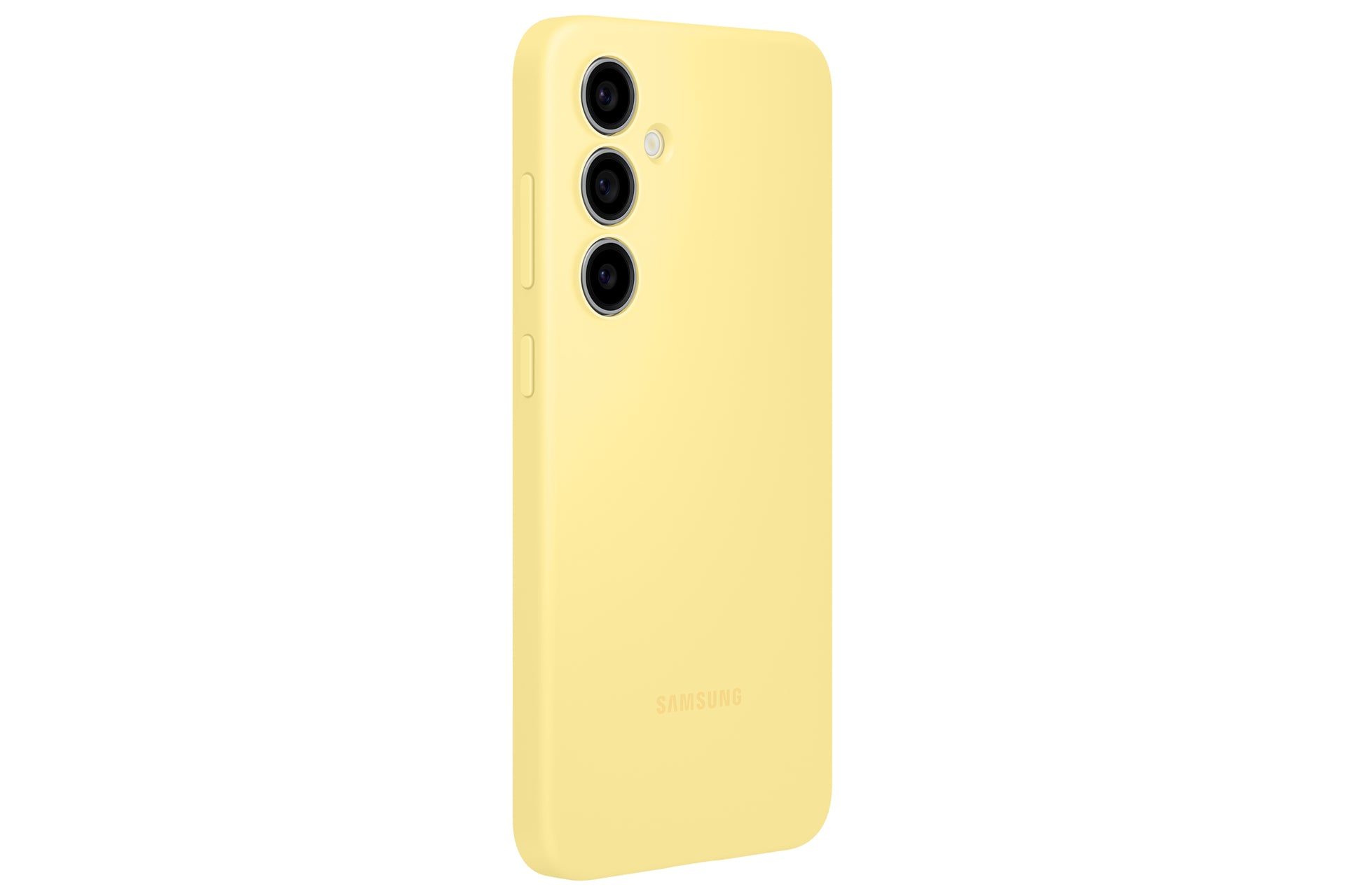 Samsung Backcover – für Samsung Galaxy S24 FE – gelb – Silikon, stossfest