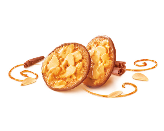 Kambly Mandelcaramel Guetzli – Karamellisierte Mandeln, Schweizer Milchschokolade – 100 g
