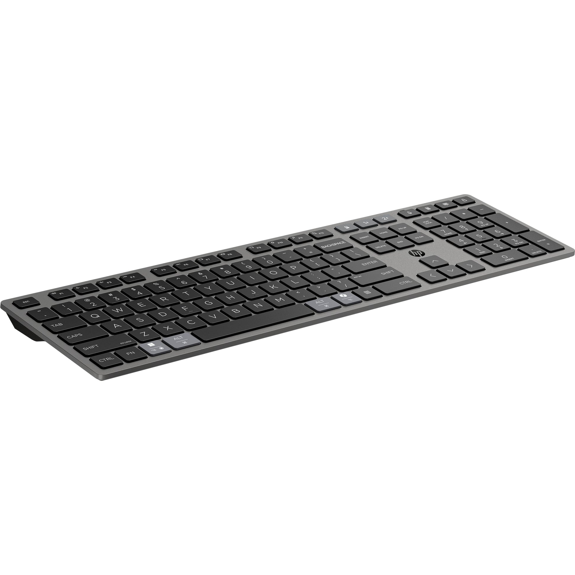 HP 725 – Tastatur – Bluetooth & 2,4 GHz (USB-A Empfänger) – Grau