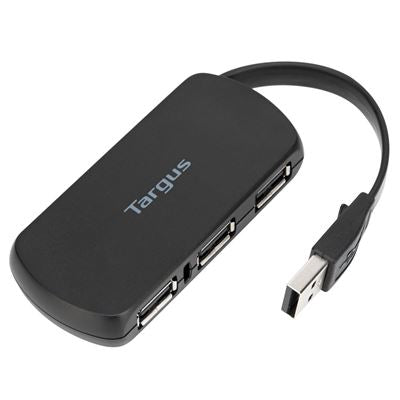 Targus USB-Hub – USB 2.0, 4× USB-A, für Windows/Mac