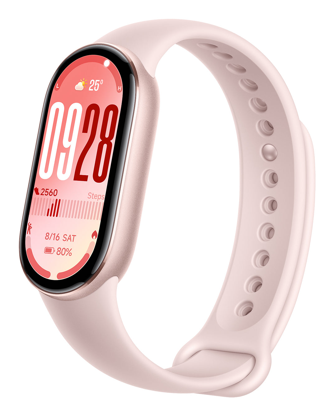 Xiaomi Smart Band 10 – Smartwatch – 1,72", Bluetooth, AMOLED, 5 ATM, Rosa, Sportarmband