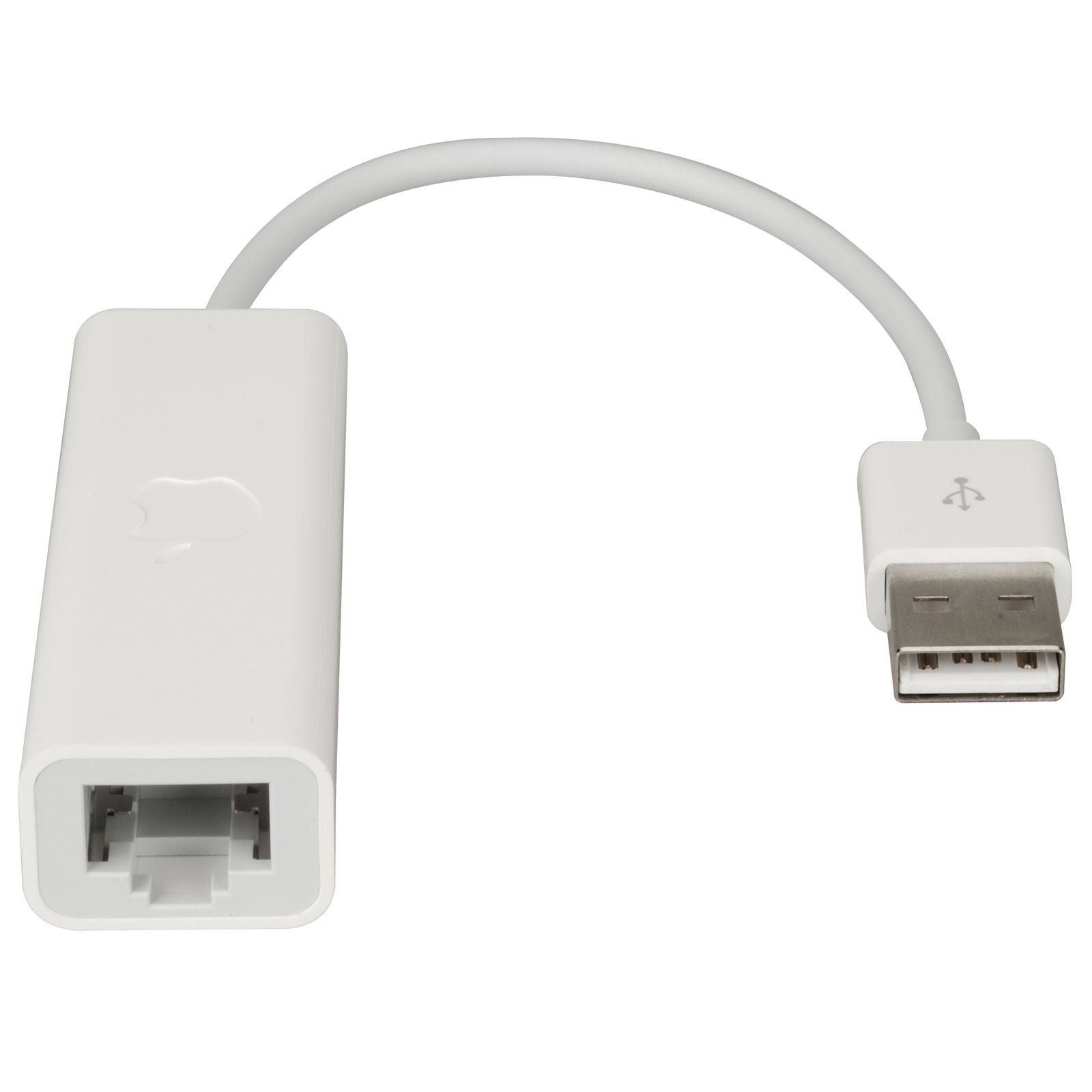 Apple MC704ZM/A Netzwerkadapter USB zu RJ-45 – 100 Mbit/s, 1× RJ-45, 0,1m, 10/100BaseT, für Mac OS X 10.4–10.8