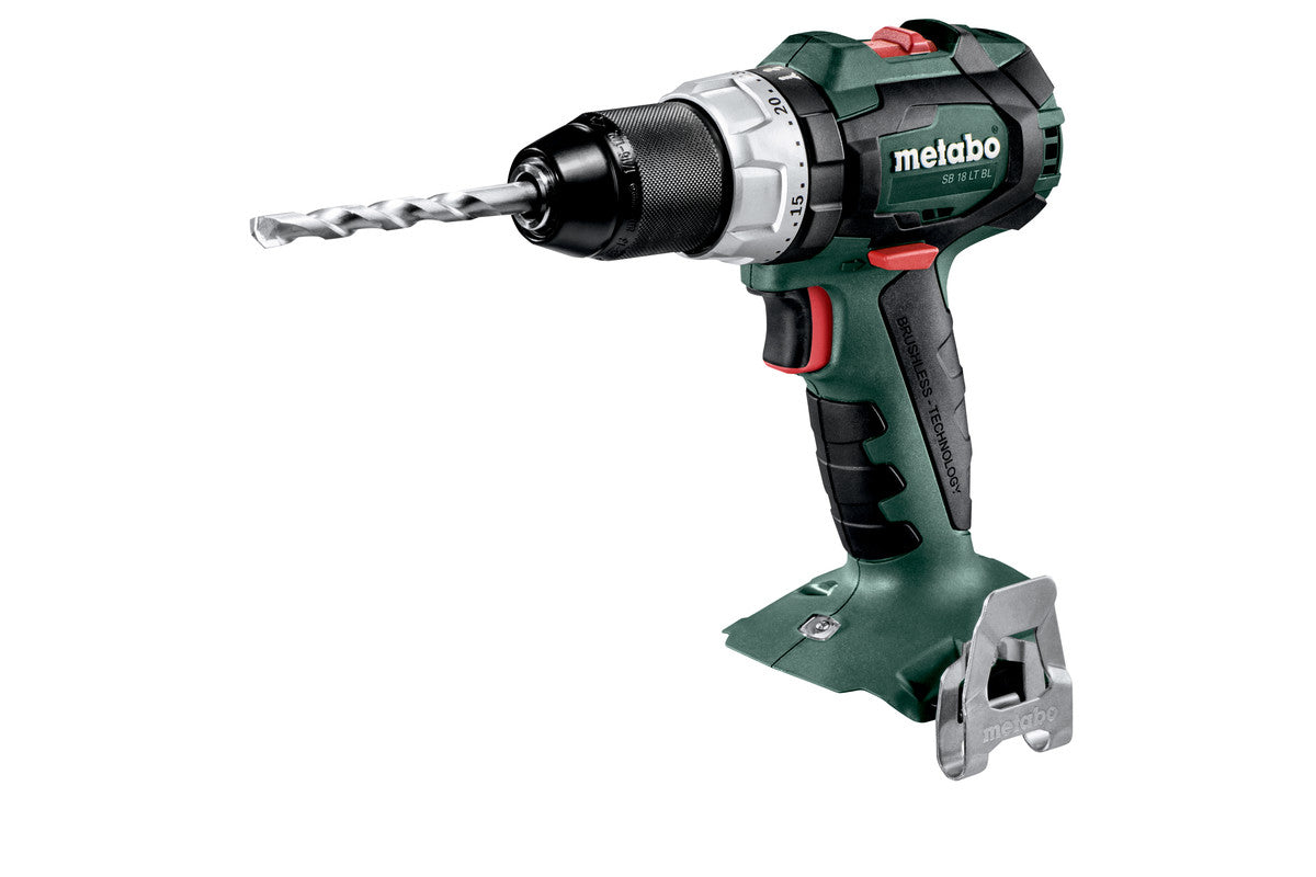 Metabo Akku-Schlagbohrmaschine SB 18 LT BL – 18 V (CAS) – Schnellspannbohrfutter (Ø 13 mm) – 60 Nm – Solo