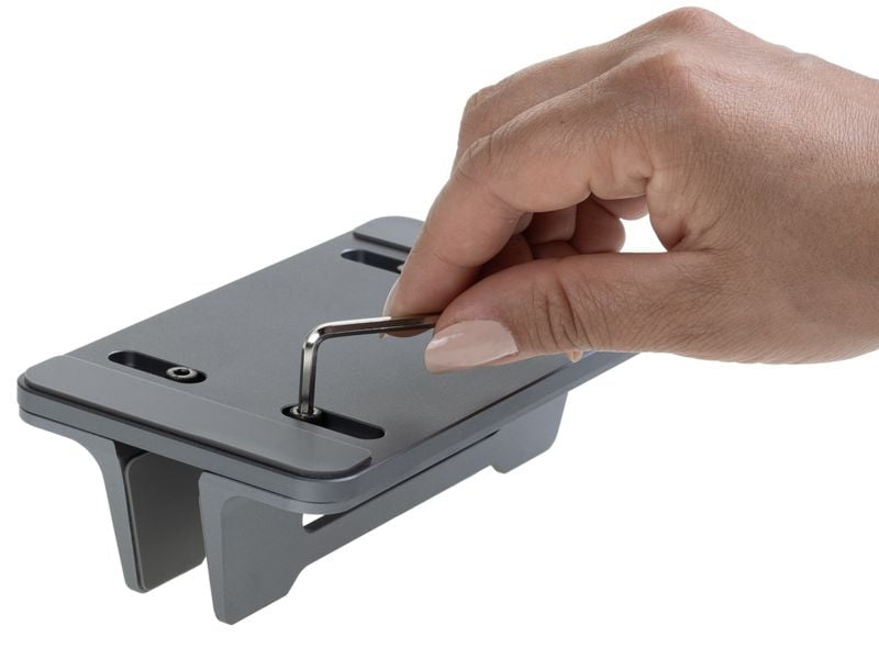 ONIT Laptop-Ständer – für Notebooks bis 17,3", breitenverstellbar, rutschfest – Anthrazit