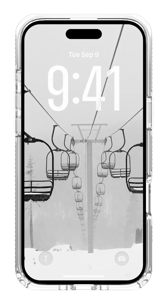 Urban Armor Gear Backcover – für Apple iPhone Air – transparent – MagSafe-kompatibel, sturzsicher (bis 4,8 m)