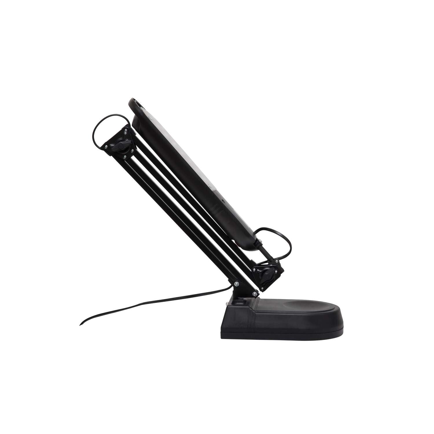 MAUL LED Tischleuchte Atlantic – drehbar, neigbar, Standfuss – 5'800 K – 400 lm 9 W – schwarz