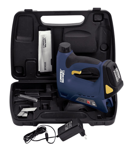 Rapid BTX530 Akku-Tacker – 7,2 V – Typ 53 (6–14 mm) & Nägel 15 mm – Koffer & Ladegerät