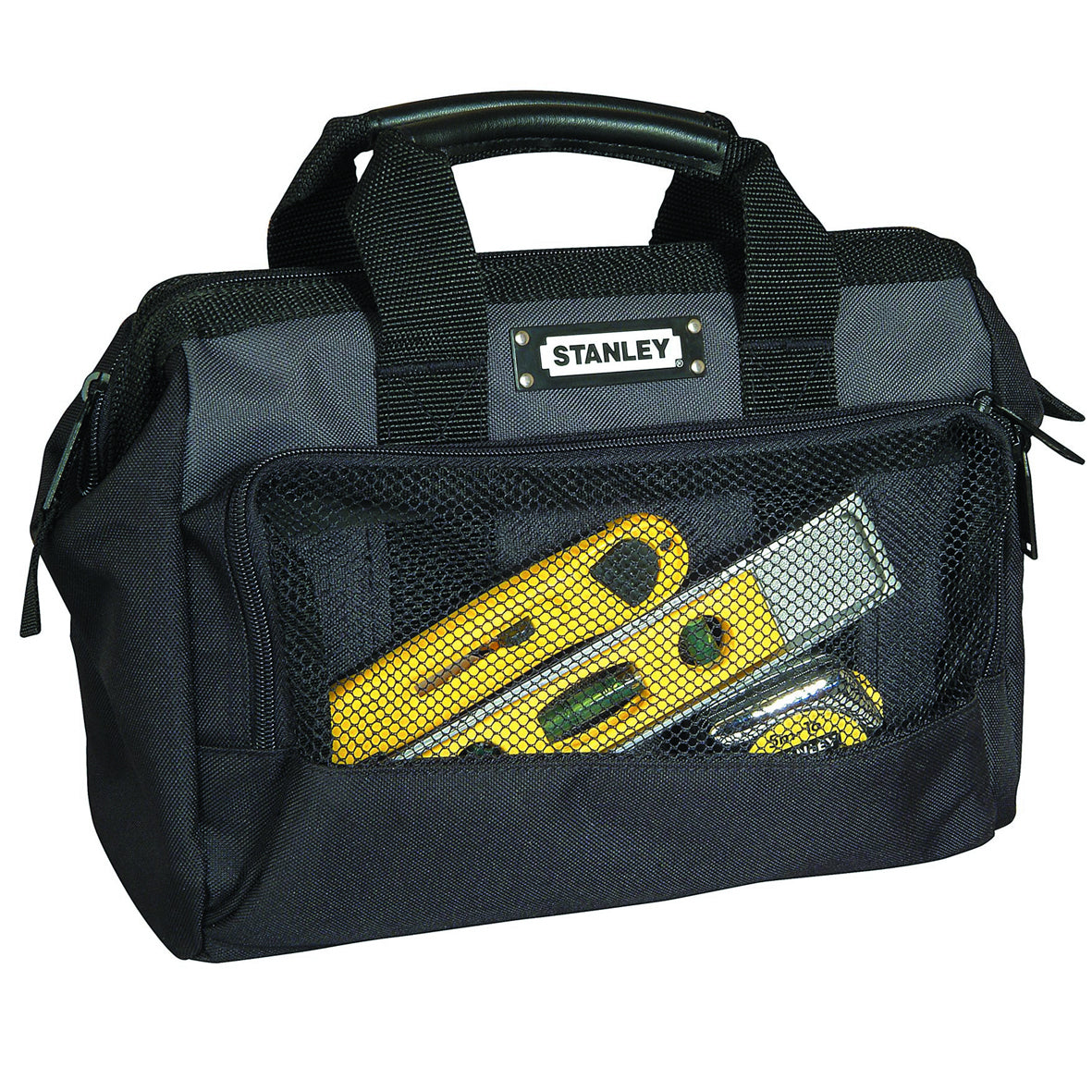 Stanley Werkzeugtasche, 220 × 340 × 140 mm, Nylon, Schwarz, 10 Fächer, wasserfest
