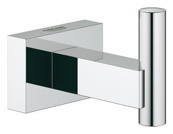 GROHE Haken Essentials Cube – Metall, zum Schrauben, Chrom