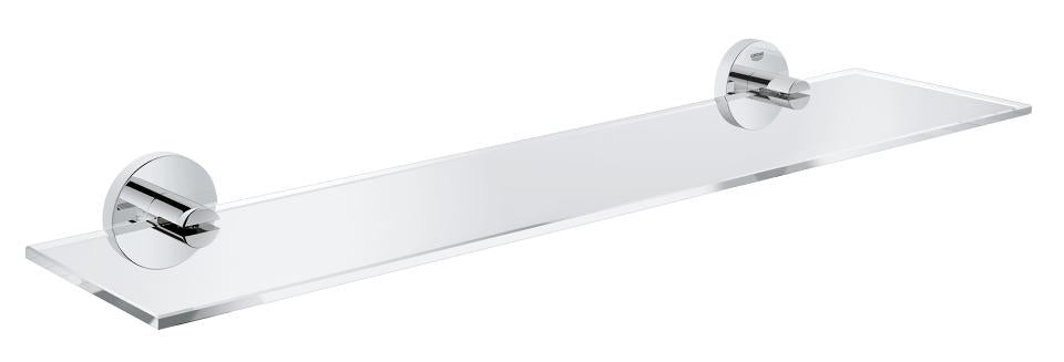 GROHE Seifenhalter – Glas/Metall, Wandmontiert, 60 cm, Chrom/Transparent