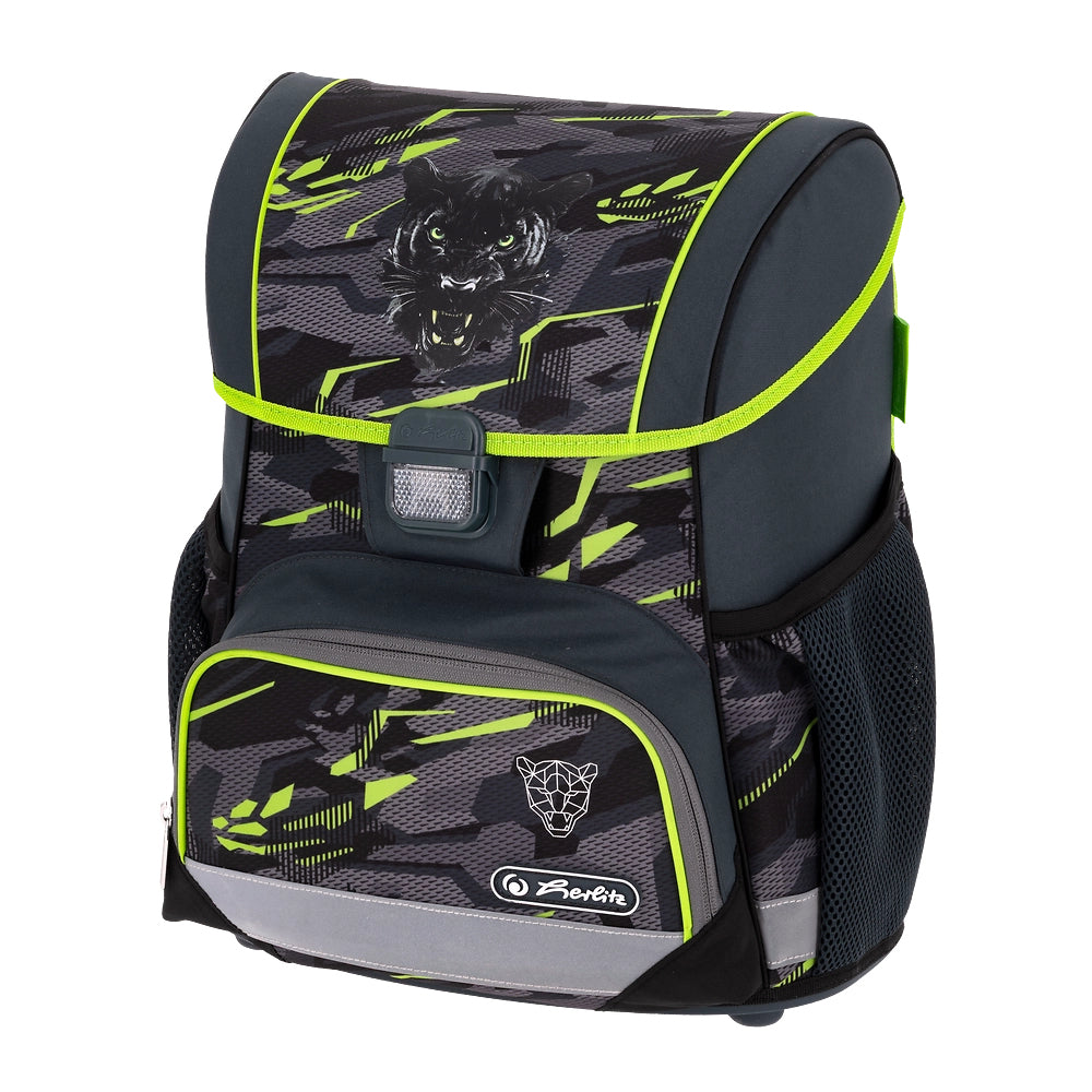 Herlitz Loop Plus – Schulrucksack, Wild Panther, 17 l, 37×22×31 cm