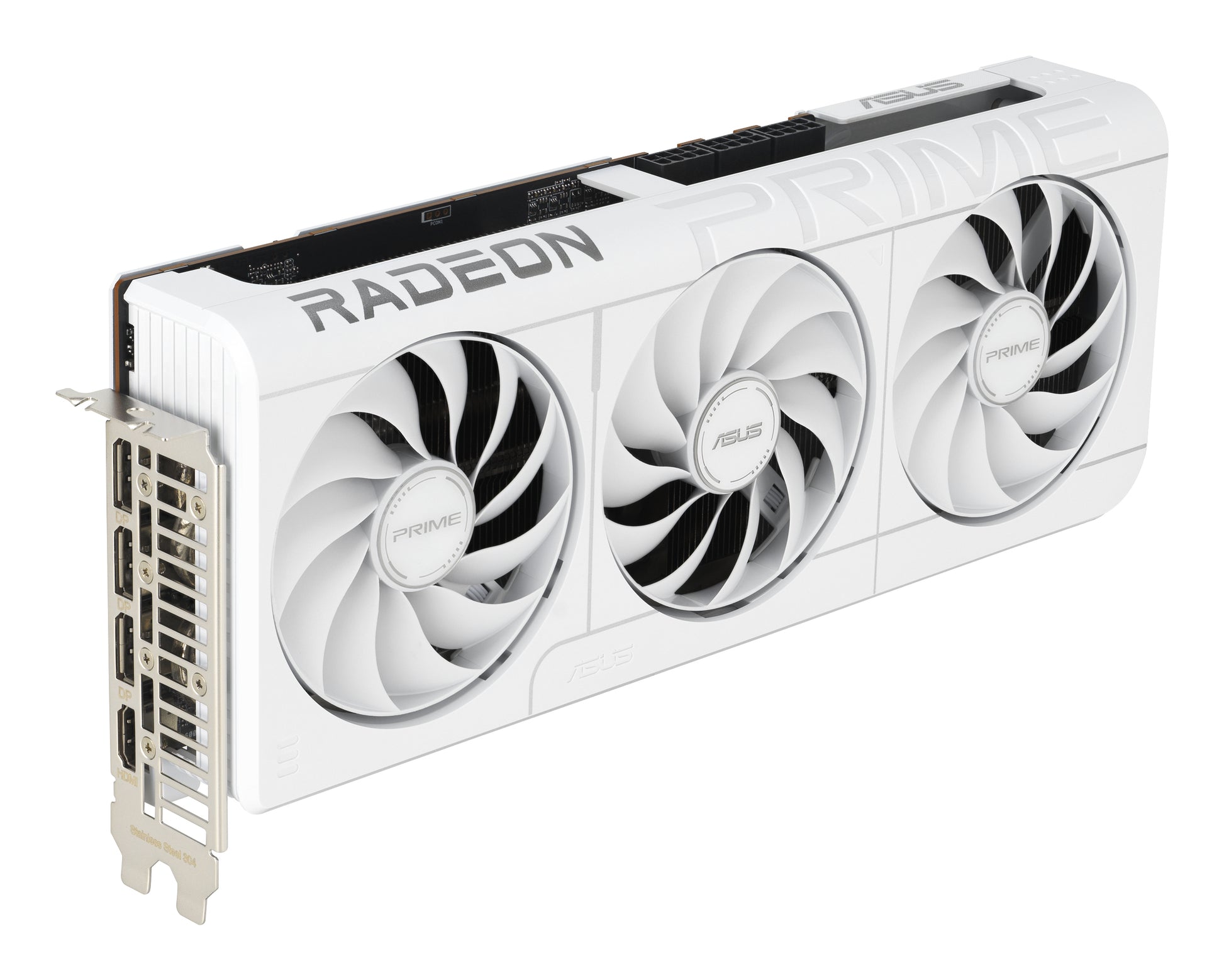 ASUS PRIME-RX9070XT-O16G-WHITE – PCIe Grafikkarte – 3×DP, 1×HDMI, PCIe 5.0, 3×8-Pin
