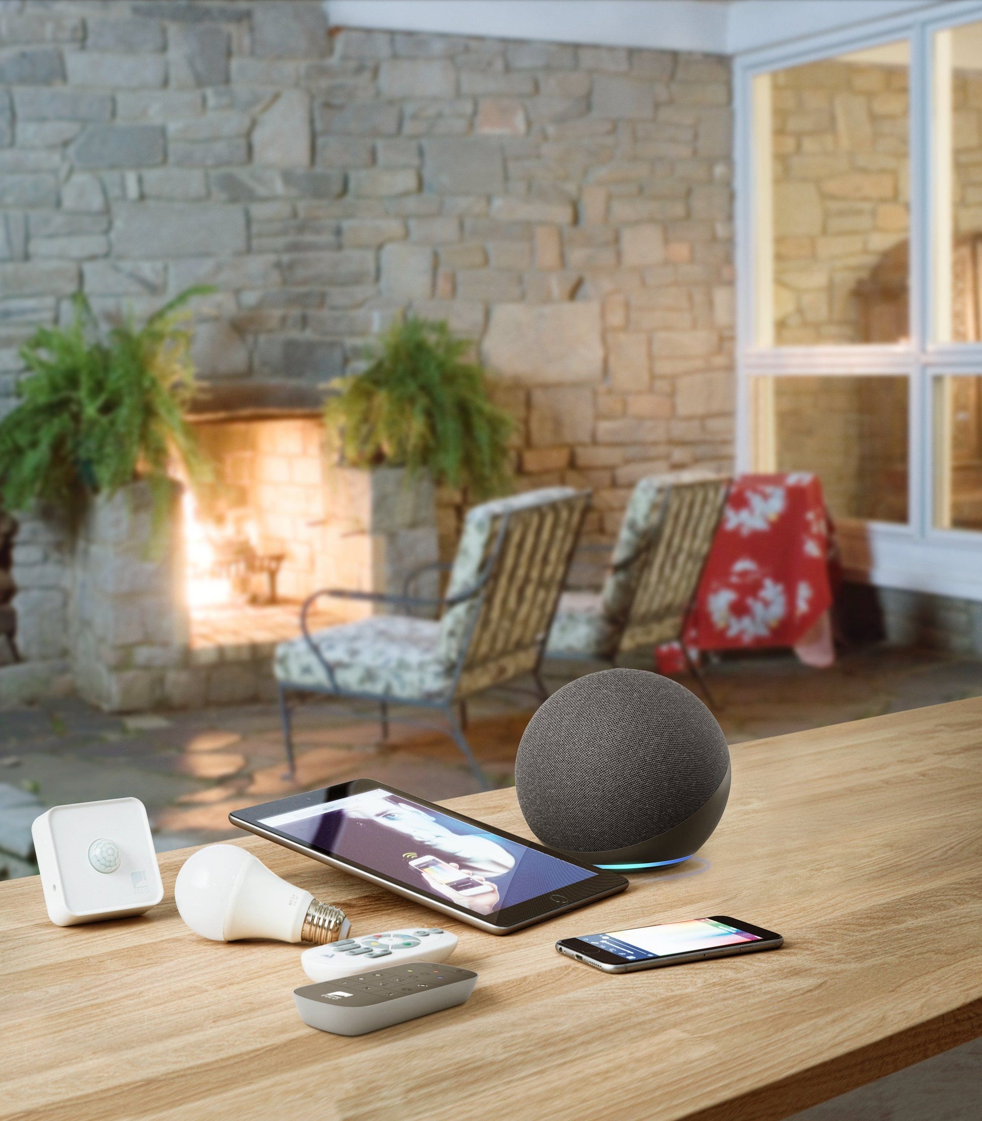 EGLO CONNECT Z 99099 – Fernbedienung – Zigbee, Bluetooth – für EGLO CONNECT Z, Philips Hue, IKEA TRÅDFRI