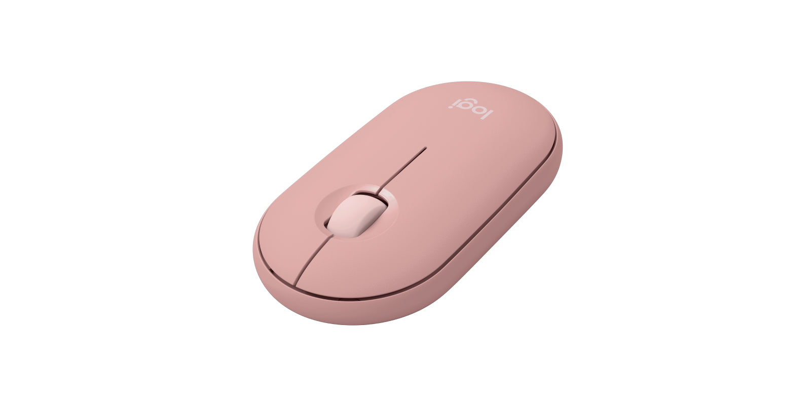 Logitech Pebble 2 Combo – Tastatur- und Maus-Set – QWERTY (US Int.) – RF + Bluetooth, Mini, Scherenschalter, Pink