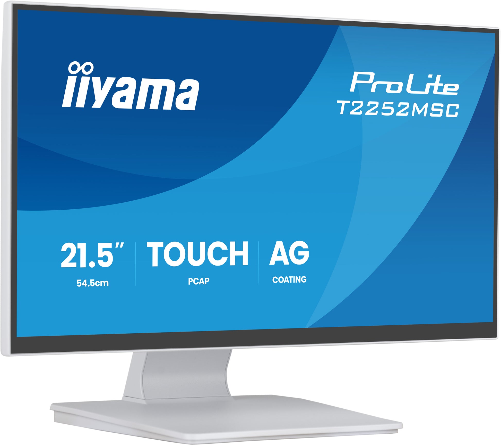 iiyama T2252MSC-W2AG – Monitor, 21,5", 1920 × 1080 (Full HD), Touch, HDMI, USB