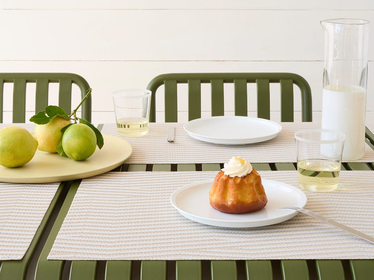 Chilewich Tischset Dune – PVC, beige, 48 × 36 cm