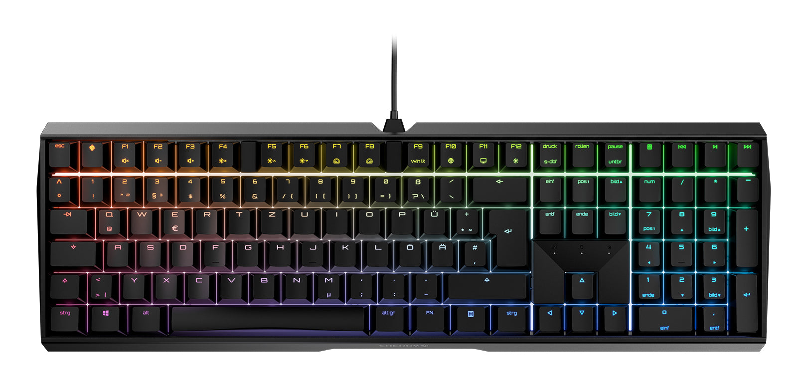 CHERRY MX BOARD 3.0 S – Tastatur, kabelgebunden (USB), DE-Layout (DE) – für Windows