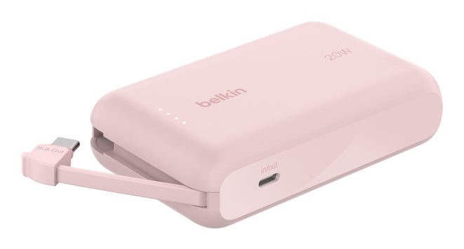Belkin Powerbank 10000 mAh, PD, Rosa