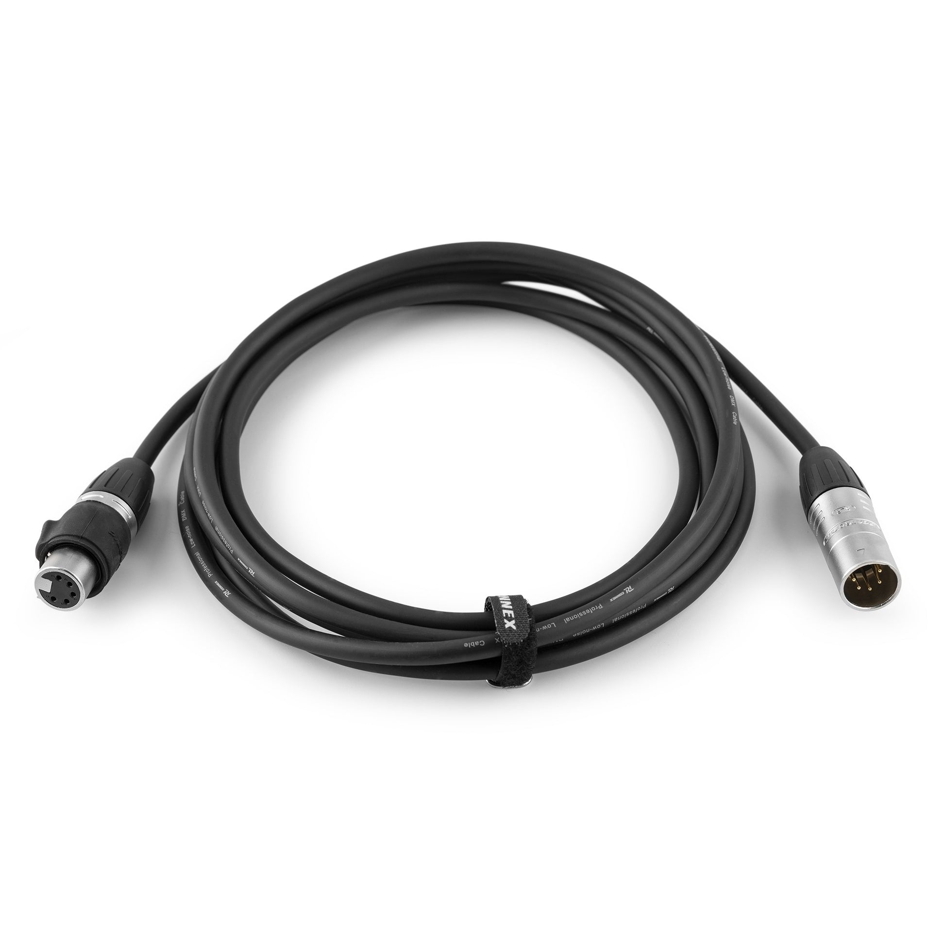 PD-Connex CX109-3 – DMX-Kabel, XLR 5-polig (Kupplung zu Stecker), 3 m, IP65, Schwarz