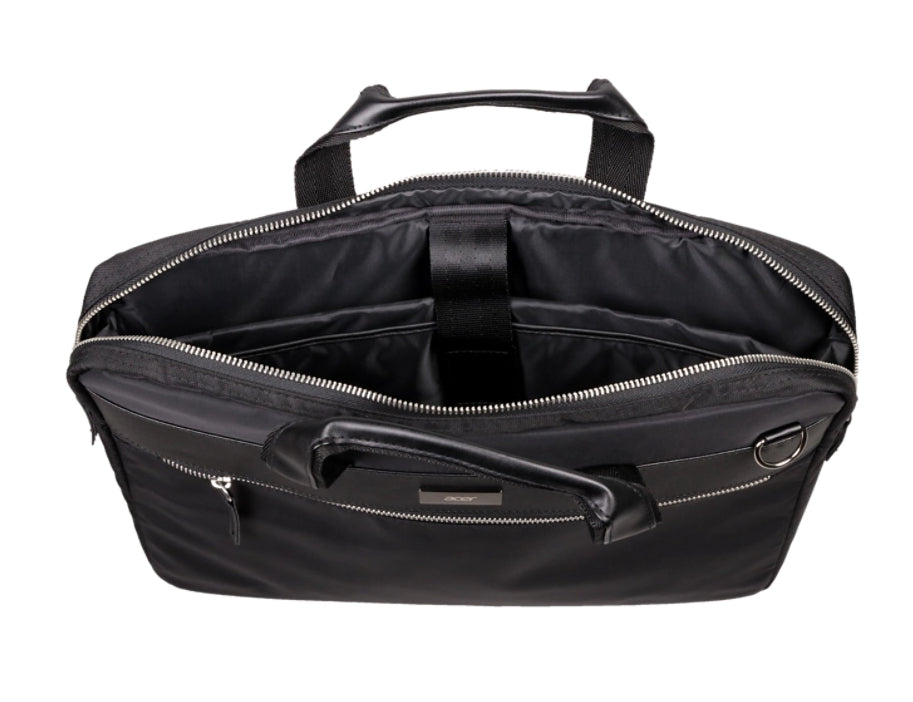 Acer Notebook-Tasche für Notebooks bis 15,6" – Trolley-Band, Reissverschluss – Schwarz