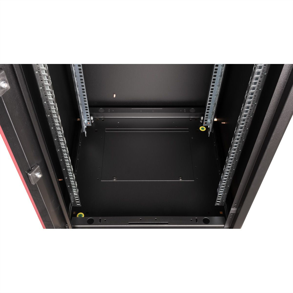 ROLINE Basic – 19" Netzwerkschrank 22U, IP20, abschliessbar, 600 × 600 × 1125 mm, schwarz, Stahl