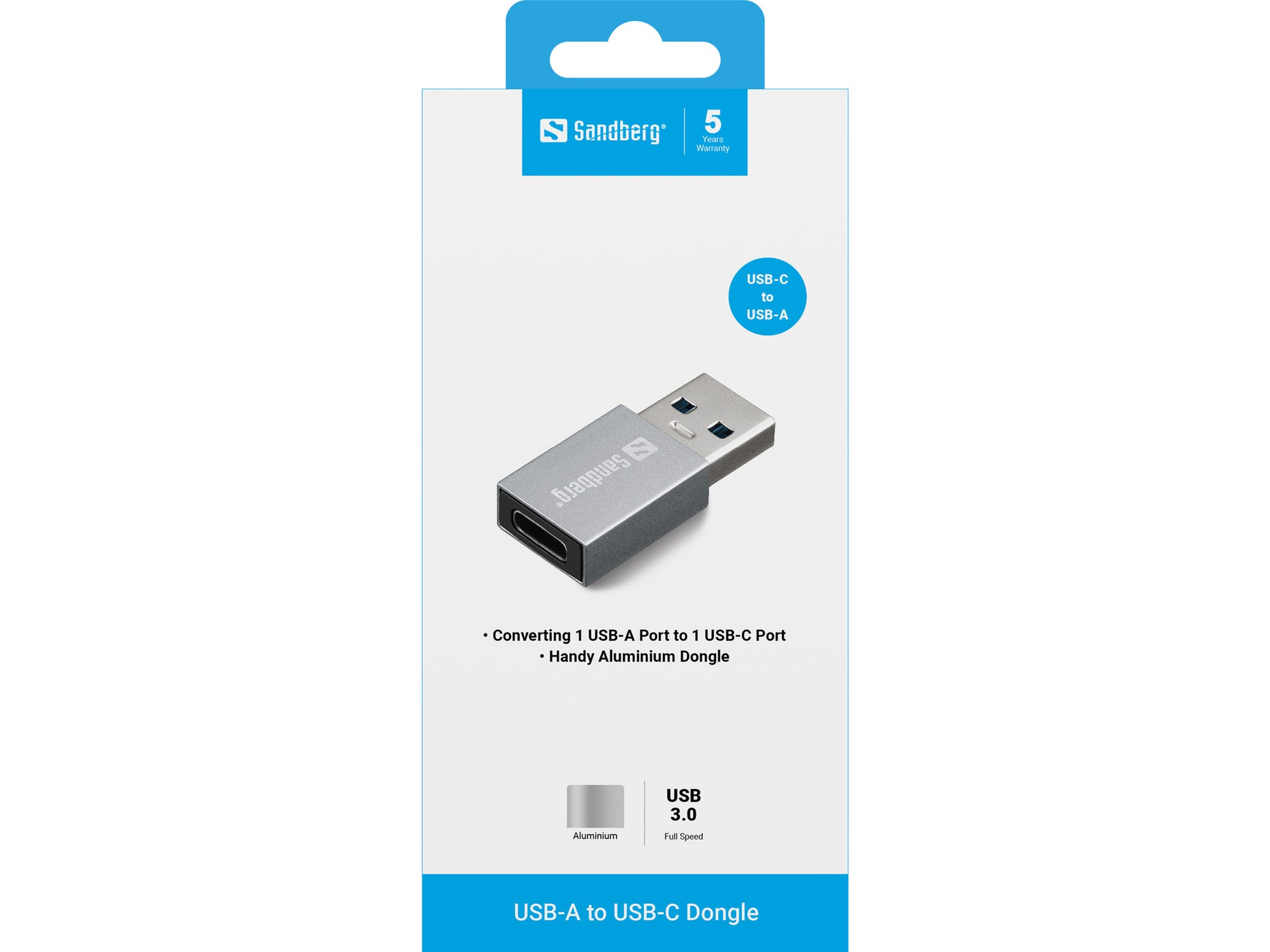Sandberg USB-A auf USB-C Adapter