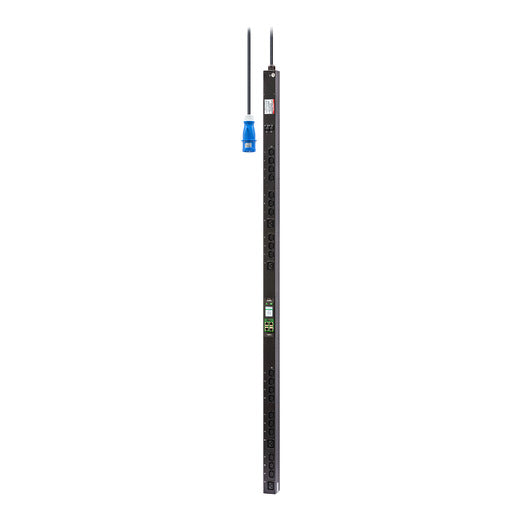 APC Rack-PDU – Ausgangsmessung, LCD, 1-phasig, senkrecht 0U, 32 A 230 V, 20×C13 + 4×C19, IEC 60309, 3 m