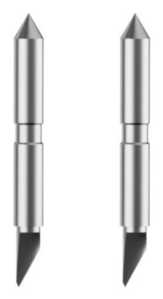 LOKLiK Tiefspitzklingen – Ersatzklingen, 2 Stück, 20D Nylon – für iCraft