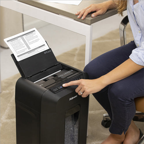 Fellowes AutoMax 90M – Aktenvernichter, DIN P-4, Partikelschnitt 4 × 12 mm, 90 Blatt, 17 l