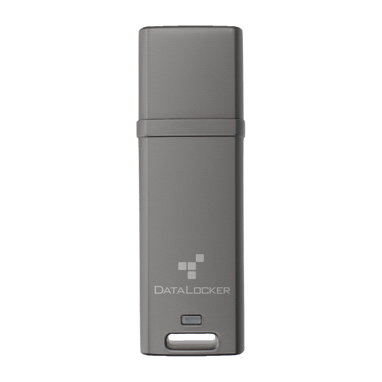 DataLocker DL GO USB-Stick 16 GB – USB-A 3.2 Gen 2, 160/120 MB/s, AES-256, FIPS 197, IP68, mit Kappe, Grau