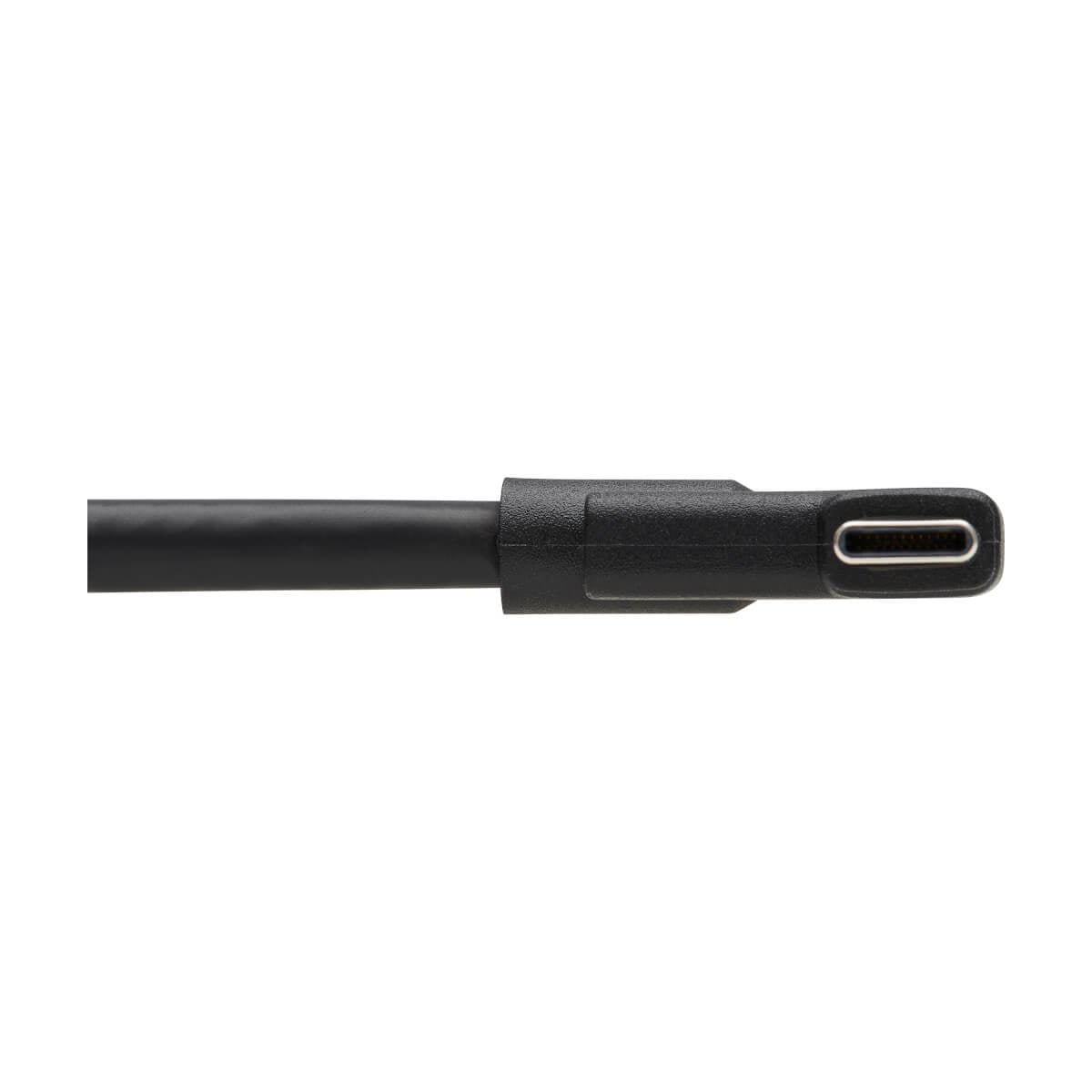 Tripp Lite USB-C auf USB-C Kabel – USB 3.2 Gen 2 (10 Gbit/s) – 1 m – PD 100 W – Abgewinkelt – Schwarz