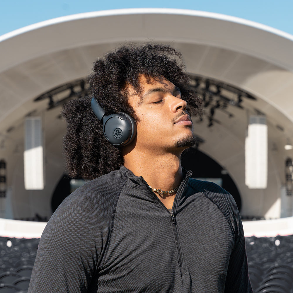 JLab Go Lux IEUHBGOLU – On-Ear Kopfhörer – Bluetooth, ANC, JLab-App, Cloud Foam – Graphit