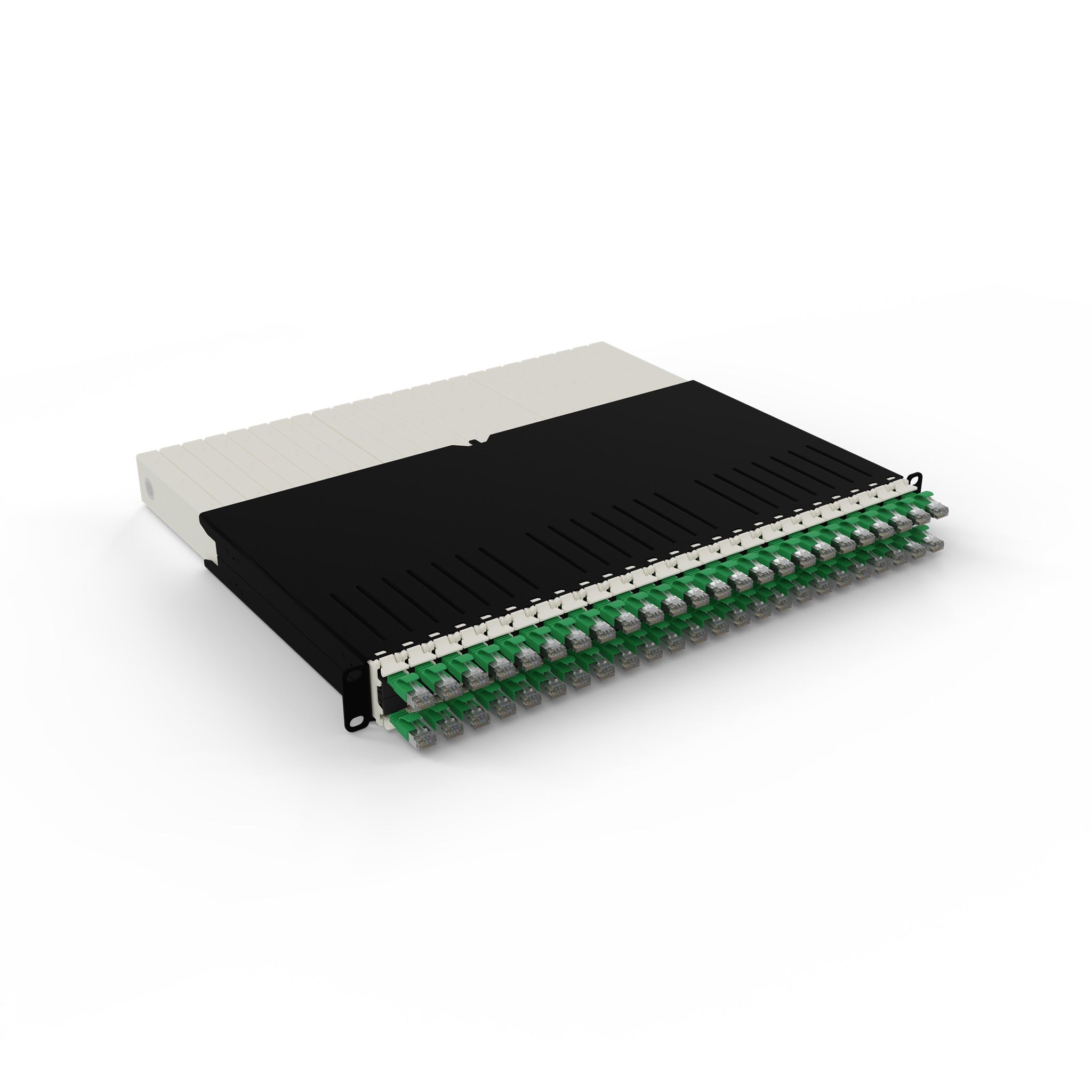 Patchbox Netzwerkkabel – geschirmt, grün
