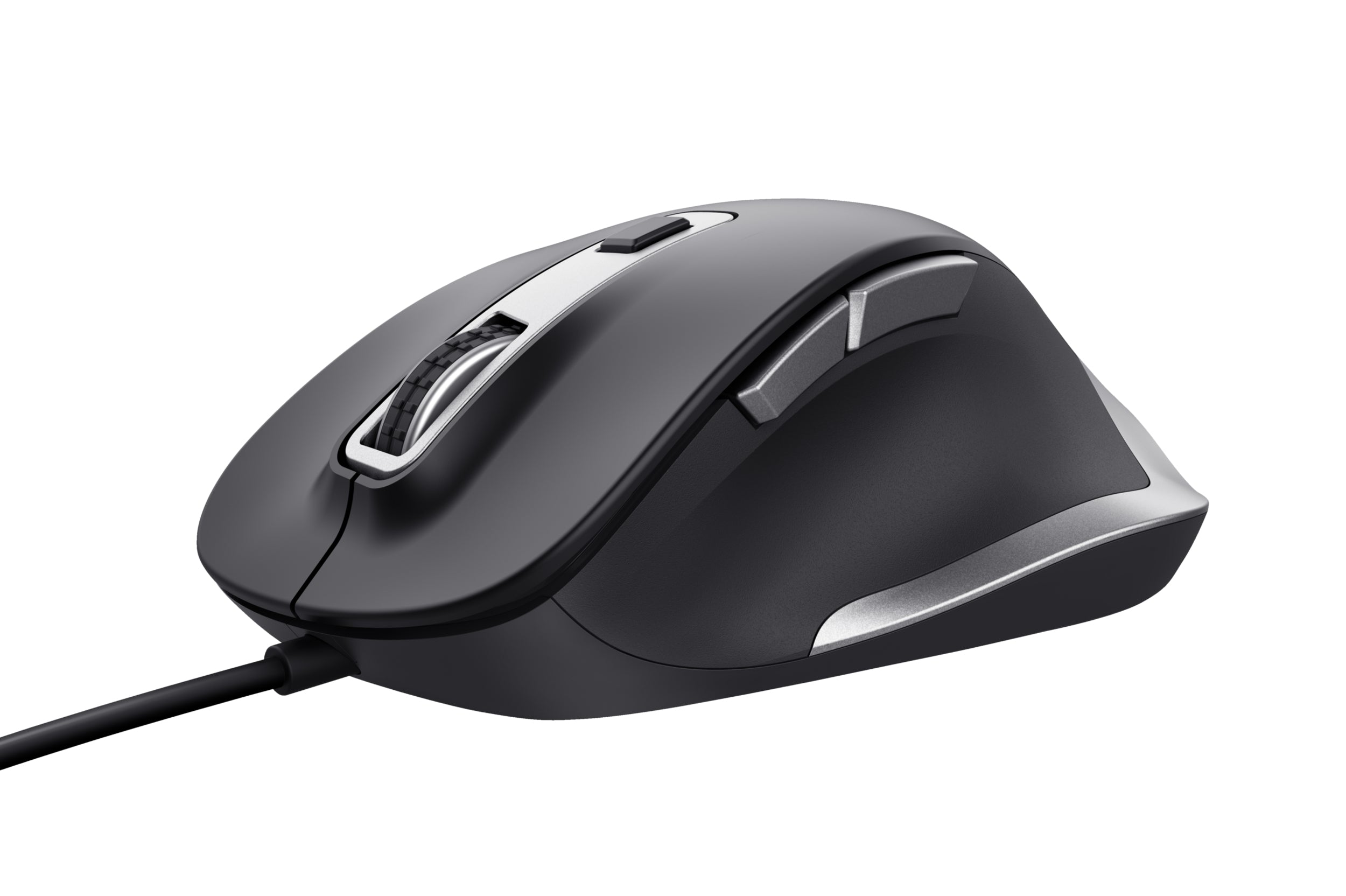 Trust Fyda Eco – Maus – Kabelgebunden (USB‑A), rechts, Schwarz