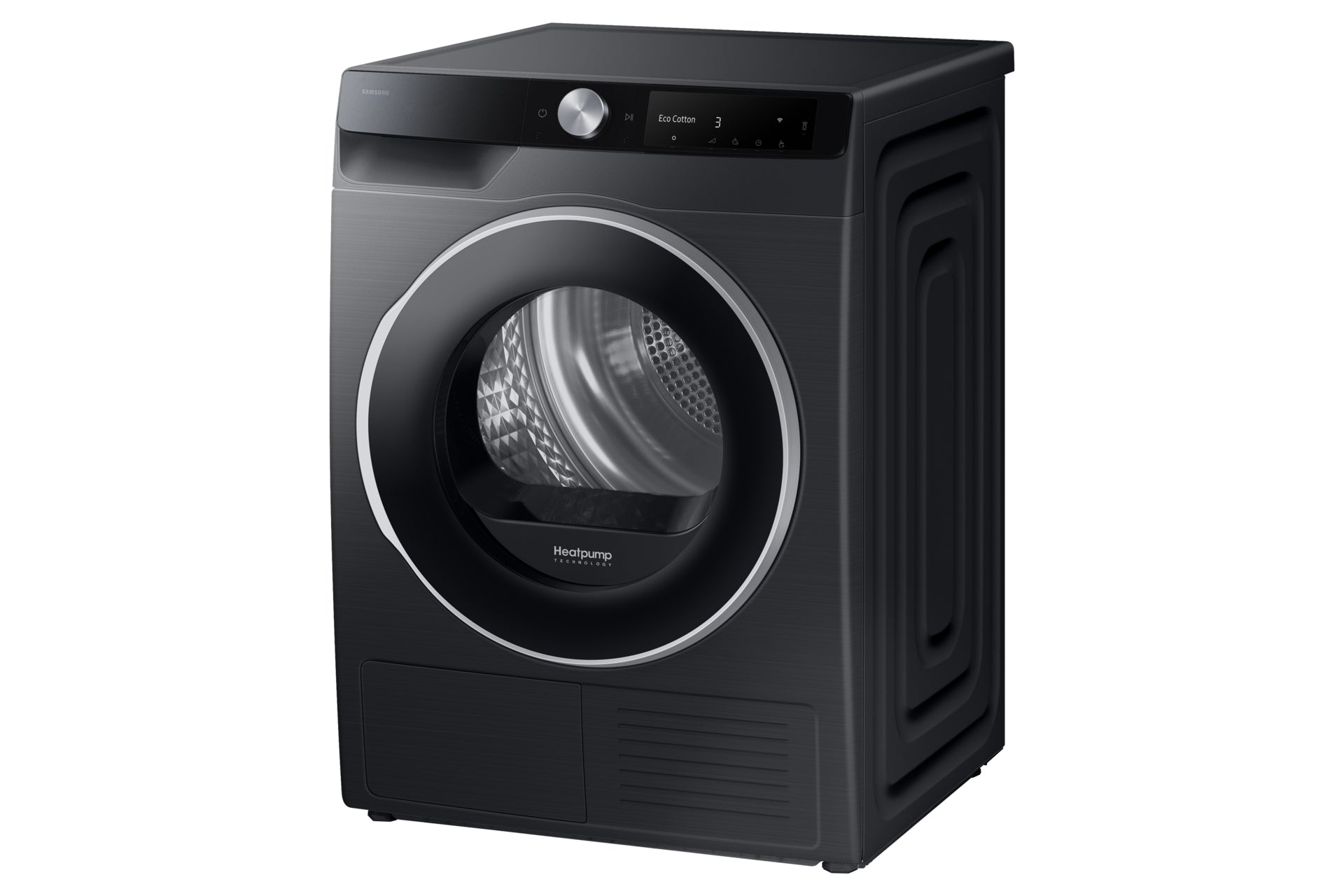 Samsung Wäschetrockner DV90DG6845LBU5 – Wärmepumpe, 9 kg, 60 × 85 × 60 cm, Schwarz