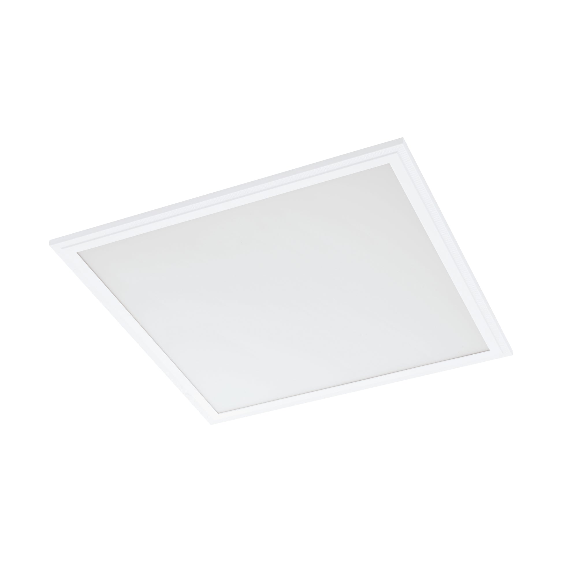 EGLO Deckenleuchte SALOBRENA 1 LED – 4000 K – 4’300 lm 40 W – 59,5 × 59,5 × 1,1 cm – weiss